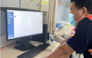 Health workers in areas with low-connectivity benefit from Tamanu's Universal Sync model, where a fully functioning EMR is available offline.